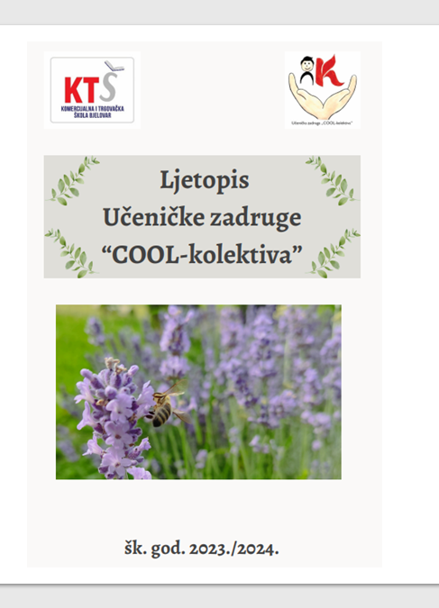 Ljetopis Učeničke zadruge “COOL-kolektiva”