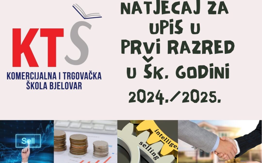 Natječaj za upis u prvi razred u šk. god. 2024./2025.