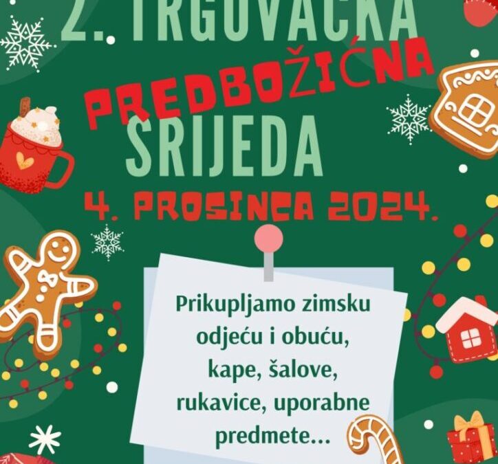 2. Trgovačka predbožićna srijeda održat će se 4. prosinca 2024.