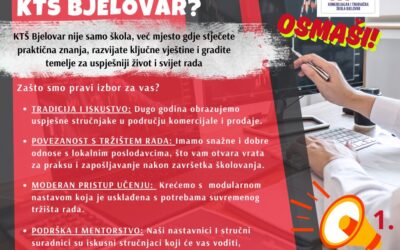 ZAŠTO UPISATI KTŠ BJELOVAR I MALO O MODULARNOJ NASTAVI
