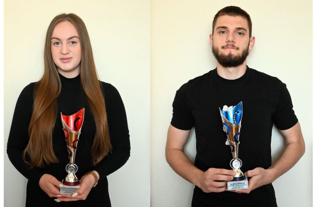 Najbolji sportaši Komercijalne i trgovačke škole Bjelovar  – Lucija Kukec i Ivan Posavec