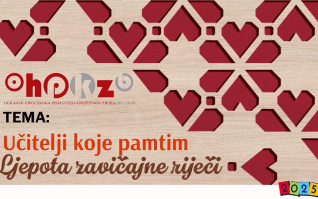 Ljepota zavičajne riječi, literarni natječaj Ogranka HPKZ-a