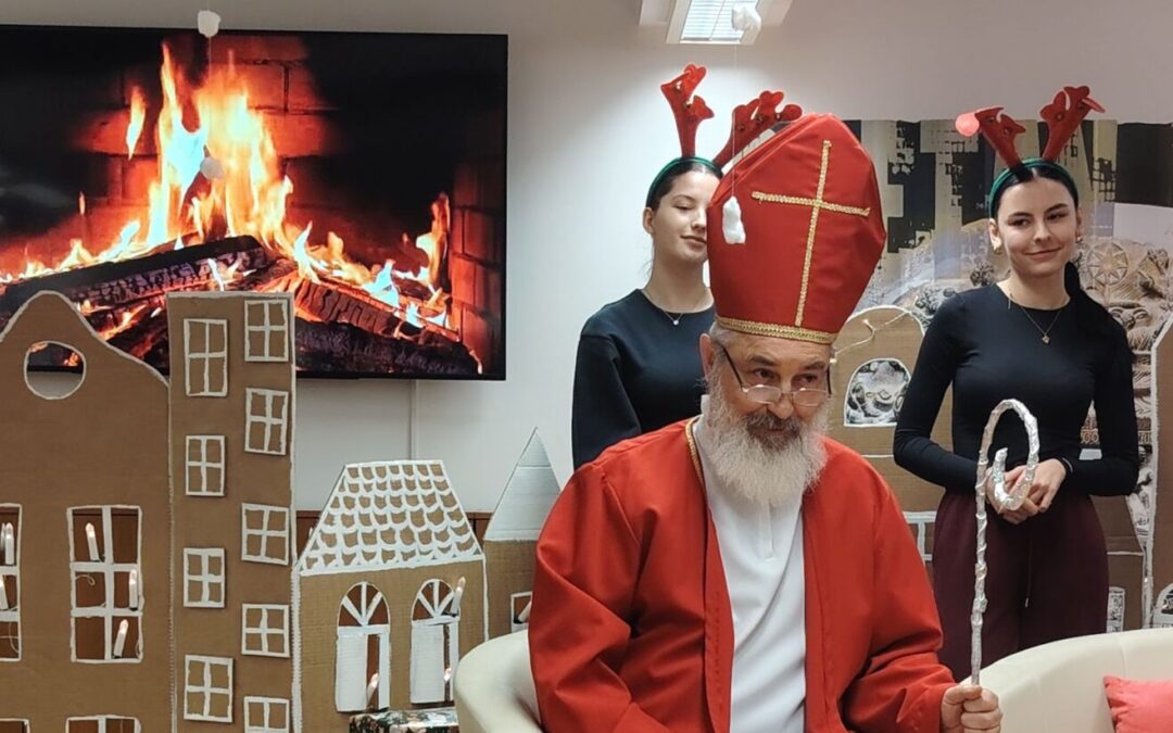 Susret sa svetim Nikolom u školskoj knjižnici