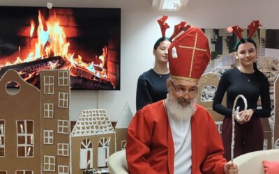 Susret sa svetim Nikolom u školskoj knjižnici