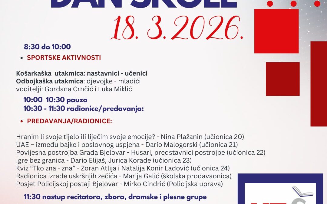 Proslava 25. Dana škole: Dan bez nastave, dan znanja i zabave!