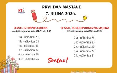 Dobrodošli natrag u školu!